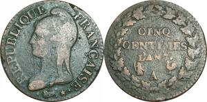 O9273 Directoire 5 Centimes Dupré an 7 A Paris ->Make offer