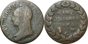 O9289 5 Centimes Dupré an 9 Genève ->Make offer