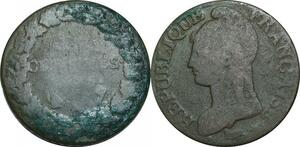 O9324 Directoire 5 Centimes Dupré an 5 A Paris ->Make offer