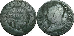 O9327 Directoire 5 Centimes Dupré an 8 AA Metz ->Make offer