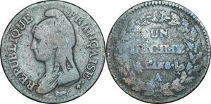 O9428 France Directoire Un Décime Dupré An 8 A Paris ->Make offer