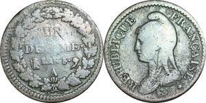 O9433 France Directoire Un Décime Dupré An 5 A Paris ->Make offer