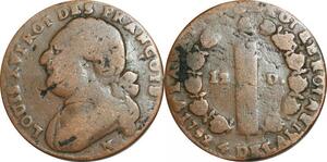 O9511 France Constitution 12 Deniers Louis XVI François An 4 1792 N Montepellier
