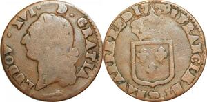 O9539 France Sol Louis XVI 1779 Pau Vachette ->Make offer