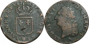 O9573 France Sol Louis XVI 1783 W Lille ->Make offer