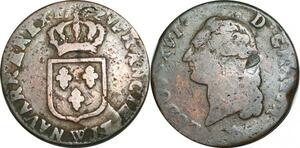 O9586 France Sol Louis XVI 1782 W Lille ->Make offer