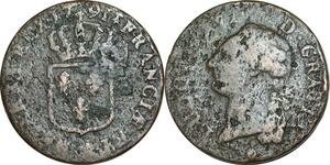 O9592 France Sol Louis XVI 1791 AA Metz 2nd sem ->Make offer