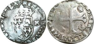 O9673 France Henri IV Douzain du Dauphiné 2e type 1594 Z Grenoble ->Make offer