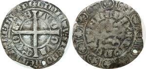 O9694 Flandres Gros au Lion Louis of Male 1346-1348 Gand LVD OVI Cx' CO MES