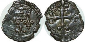 O9695 France Gros dit "Florette" Charles VI 1380 1422 SUP ->Make offer