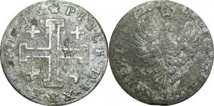 O9725 France Duche Lorraine 30 Deniers Léopold I 1729 Nancy ->Make offer