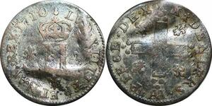 O9726 France 30 Deniers Louis XIV 1710 AA Metz ->Make offer