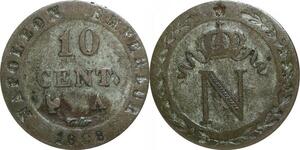 O9789 France 10 Centimes Napoléon I 1808 A Paris ->Make offer