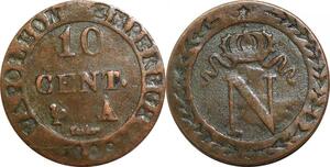O9807 France Faux 10 Centimes Napoléon I 1809 A Paris ->Make offer