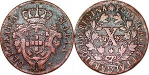 O9884 Portugal 10 Reis Maria I 1792 -> Make offer