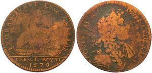 O4006 Jeton Louis XIV Tresor Royal Soleil 1679 ->Make offer