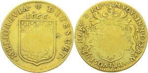 O4032 Rare Jeton Louis XIV Noblesse Daniel Voysin de Noiraye Maître Prévôt 1666