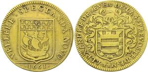 O4036 Jeton Louis XIV Noblesse Alexandre de Sève Prévôt Marchands Paris 1661