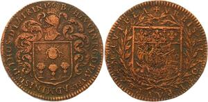 O4067 Rare Jeton Medecine Medecin Chauvin Hôpital Trinité 1668 ->Make offer