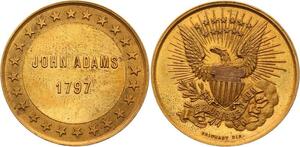 O4115 Scarce Module USA John Adams 1797 US President Brichaut UNC->M offer