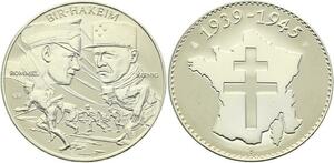 O4151 Medaille Bir-Hakeim Rommel Koenig 1939-1945 Proof PF BE ->M offre