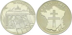 O4155 Medaille Libération Berlin 22 avril 2 mai 1945 Proof PF BE ->M offre