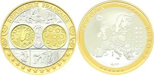 O4166 Medaille Europa France Argent 999% BE Proof PF ->M offre