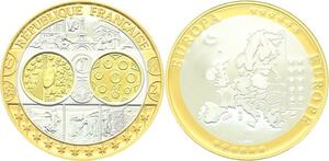 O4169 Medaille Europa France Argent 999% BE Proof PF ->M offre