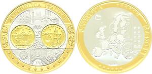 O4171 Medaille Europa Italy Italia Argent 999% BE Proof PF ->M offre