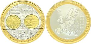 O4173 Medaille Europa Belgique Belgium Argent 999% BE Proof PF ->M offre
