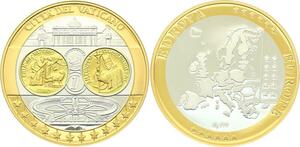 O4174 Medaille Europa Vaticano Vatican Argent 999% BE Proof PF ->M offre