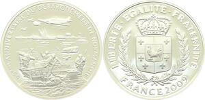 O4189 Medaille 65e Anniv. Debarquement Normandie Avion 2009 BE Proof