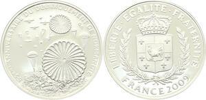 O4194 Medaille 65e Anniv Debarquement Normandie Parachutistes Argent BE Proof