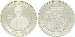 O4241 Rare Medaille Jean Moulin 1899-1943 BE Proof PF ->M offre
