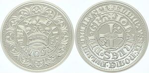 O4251 Medaille Jean II le Bon Gros Blanc Couronne Argent 999% BE Proof