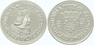 O4252 Medaille Teston François Ier Argent 999% BE Proof ->M offre