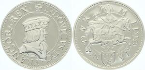 O4255 Medaille Testone Louis XII 1500 1513 Milano Argent 999% BE Proof