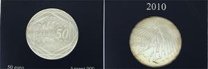 O4264 France 50 Euros Semeuse Marianne Monnaie de Paris 2010 FDC ->Make offer