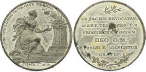 O4402 Great Britain Medal Napoleon Treaty of Amiens 1802 AU ->Make offer