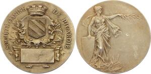 O4448 Medaille Société Canine Picardie Silvered ->Make offer