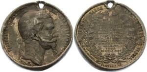 O4479 Medaille Victor Emmanuel II Franco-Sarde Indépendance Italy 1859