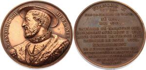 O4482 Medaille François Auguste Barré Marignan Roi Caqué 1836 ->Make offer