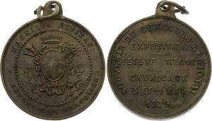 O4489 Medaille Exposition Fête Vénitienne Cavalcade 1879 ->M offre