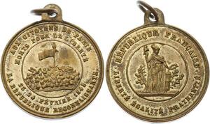 O4501 Medaille Marianne République Journées Février 1848 ->Make offer