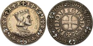 O4506 Rare Jeton Saint Louis Lvdovicvs Sanctvs Argent ->Make offer