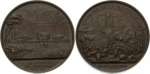 O4531 Medaille sous Louis-Philippe Prise Bastille Donjon Vincennes 1844 Paris
