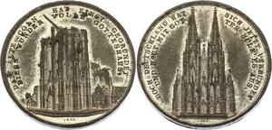 O4542 German Medal Alte Coln Cologne Neuss 1848 -> Make offer