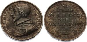 O4577 Medaille Armand du Plessis Richelieu Paris 1841 Gatteaux ->Make offer