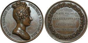 O5066 Rare Medaille M-Th duchesse Angoulème Gayrard Amour Francais SUP