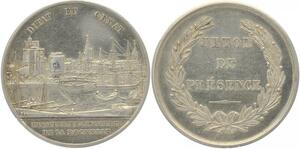 O5157 Medaille Jeton de Présence Chambre Commerce Argent SUP ->Make offer